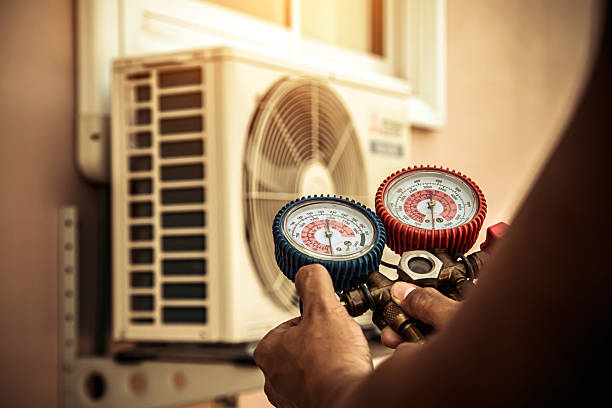Professional Hvac Installation technician working in Rheems, PA